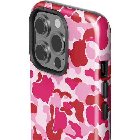 Pink Street Camo iPhone 15 Pro Impact Case