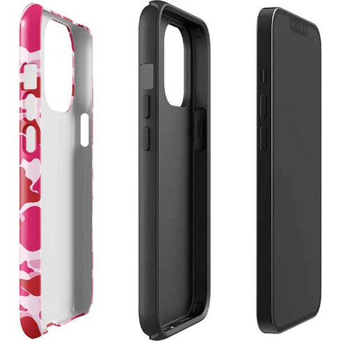 Pink Street Camo iPhone 15 Pro Impact Case