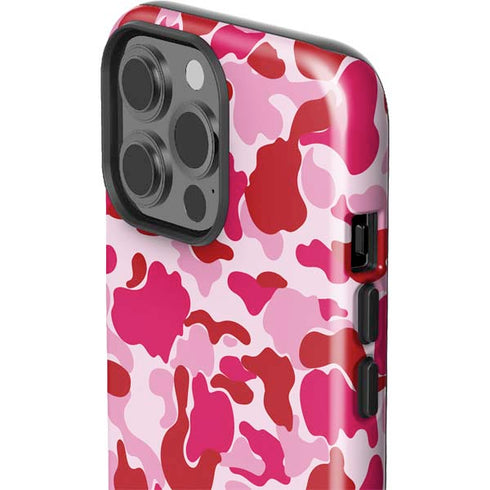 Pink Street Camo iPhone 15 Pro Max Impact Case