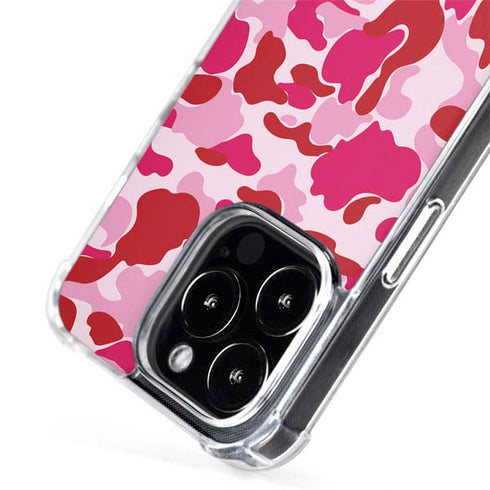 Pink Street Camo iPhone 15 Pro Max MagSafe Case