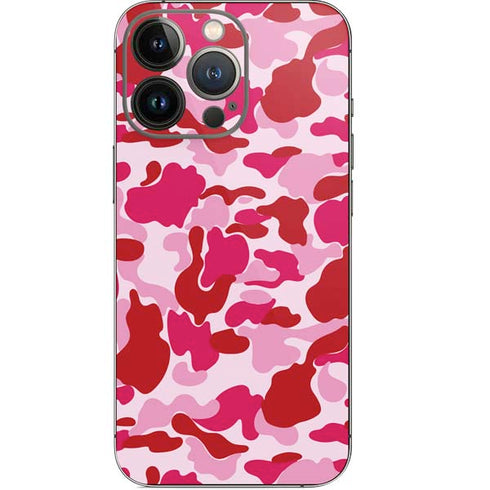 Pink Street Camo iPhone 14 Pro Skin