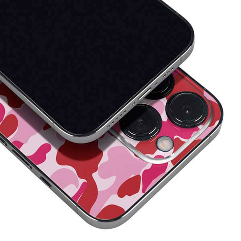 Pink Street Camo iPhone 14 Pro Skin