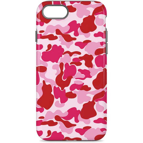 Pink Street Camo iPhone 8 Pro Case
