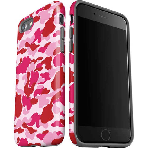 Pink Street Camo iPhone SE (2nd & 3rd Gen) Pro Case