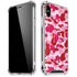 Pink Street Camo iPhone XS Max Clear Case