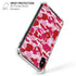 Pink Street Camo iPhone XS Max Clear Case