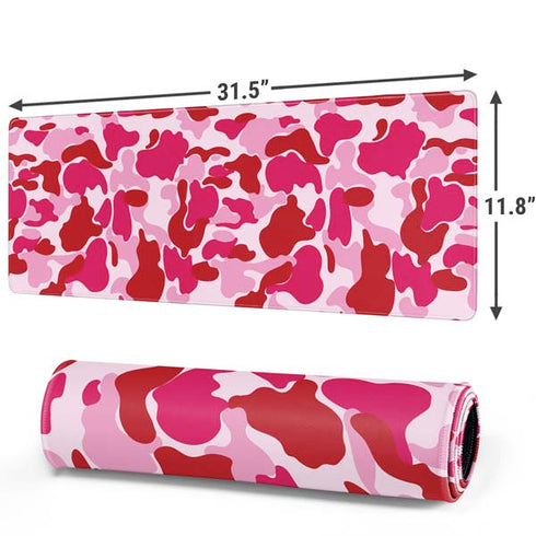 Pink Street Camo Gaming Mouse Pad