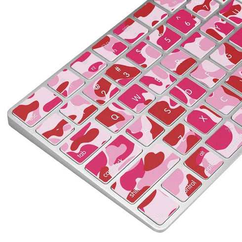 Pink Street Camo Magic Keyboard Skin