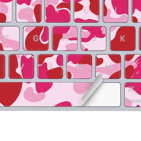 Pink Street Camo Magic Keyboard Skin