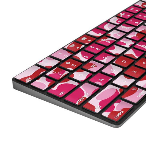 Pink Street Camo Magic Keyboard with Numeric Keypad Skin