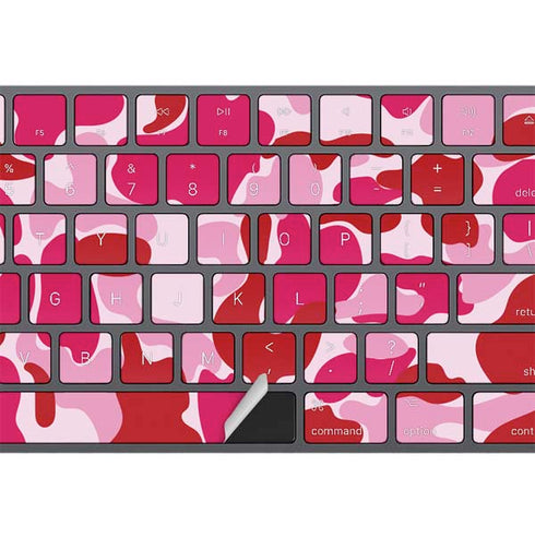 Pink Street Camo Magic Keyboard with Numeric Keypad Skin