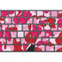 Pink Street Camo Magic Keyboard with Numeric Keypad Skin