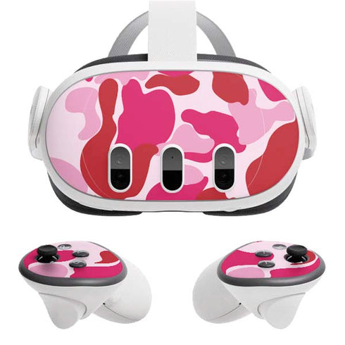 Pink Street Camo Meta Quest 3 Skin