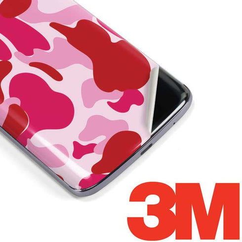 Pink Street Camo Moto E5 Plus Skin