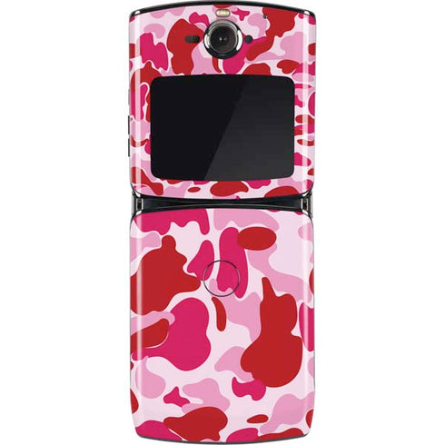 Pink Street Camo Motorola RAZR Skin