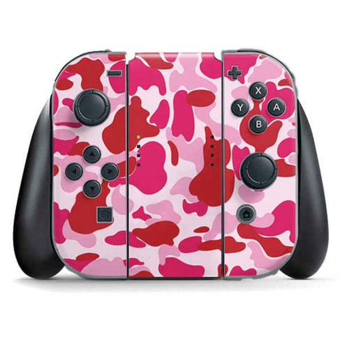 Pink Street Camo Nintendo Switch (2017-2021) Joy-Con Controller Skin
