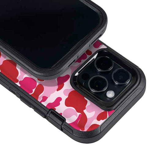Pink Street Camo Otterbox Defender iPhone Skin