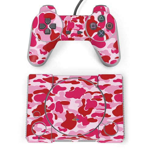 Pink Street Camo PlayStation Classic Bundle Skin