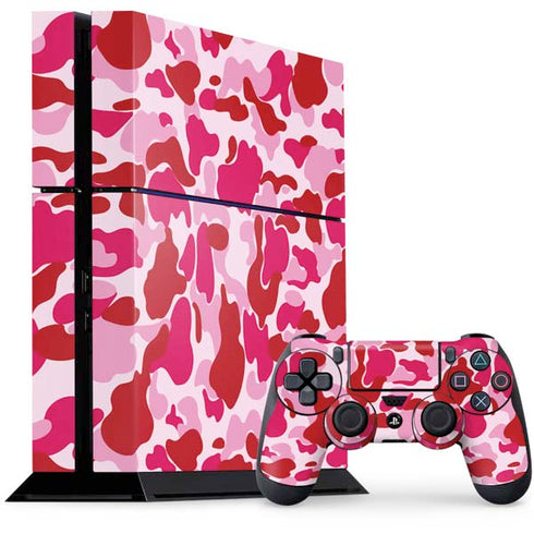 Pink Street Camo PS4 Console and Controller Bundle Skin