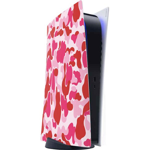 Pink Street Camo PS5 Digital Edition Console Skin