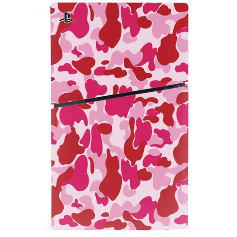 Pink Street Camo PS5 Slim Disk Bundle Skin