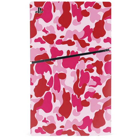 Pink Street Camo PS5 Slim Digital Edition Console Skin