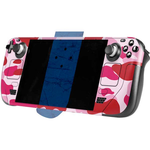 Pink Street Camo Steam Deck Handheld Gaming Computer Skin