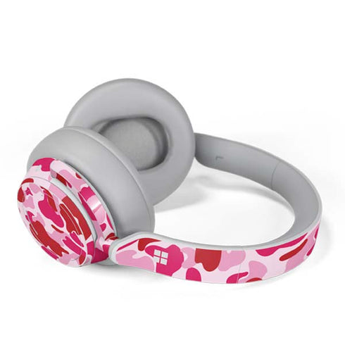 Pink Street Camo Surface Headphones Skin