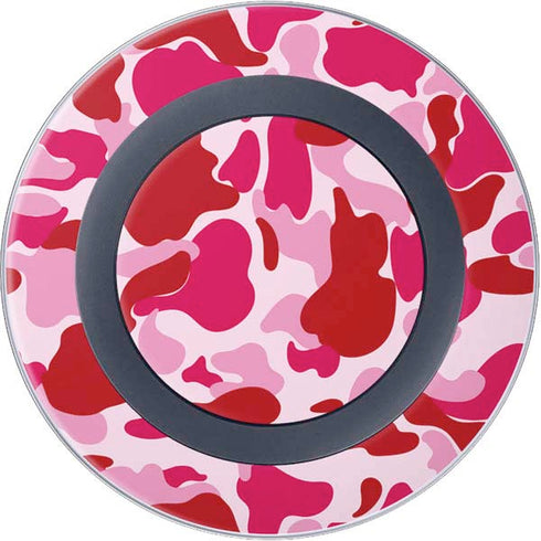 Pink Street Camo Wireless Charger Skin