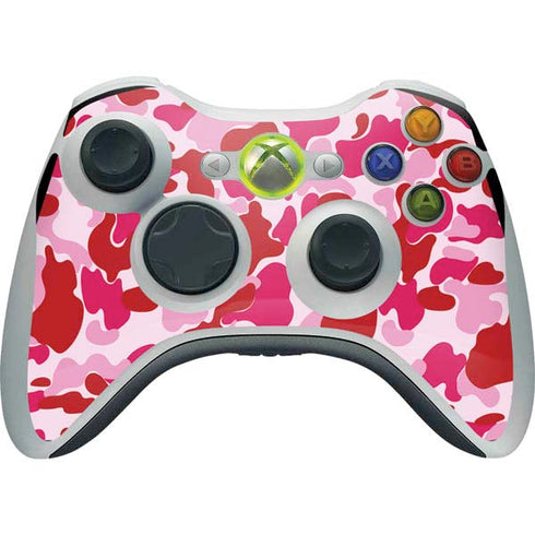Pink Street Camo Xbox 360 Wireless Controller Skin