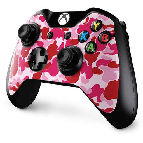 Pink Street Camo Xbox One Controller Skin