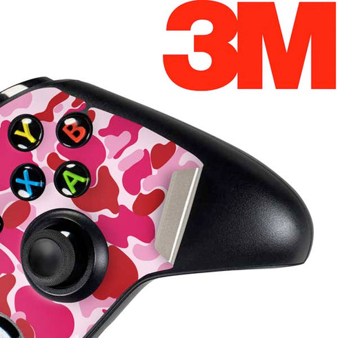 Pink Street Camo Xbox One Controller Skin