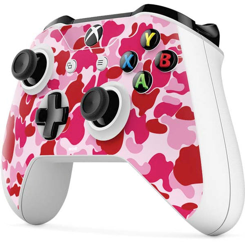 Pink Street Camo Xbox One S Controller Skin