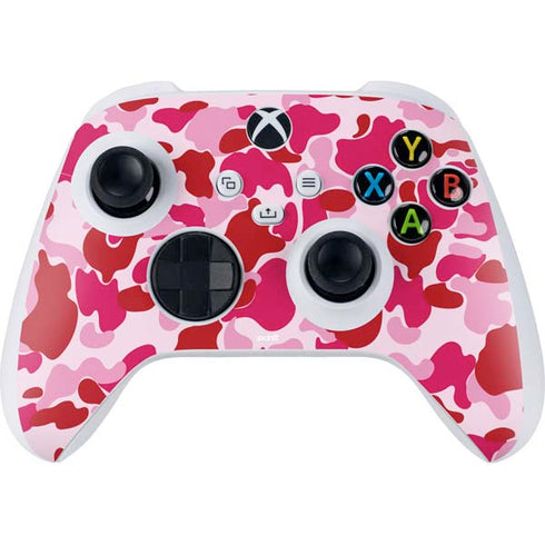Pink Street Camo Xbox Series S Controller Skin