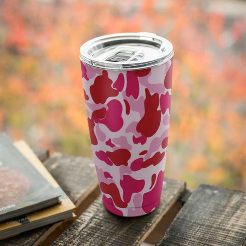 Pink Street Camo Yeti 20oz Tumbler Skin