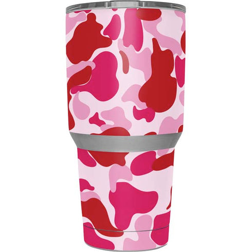 Pink Street Camo Yeti 30oz Rambler Tumbler Skin