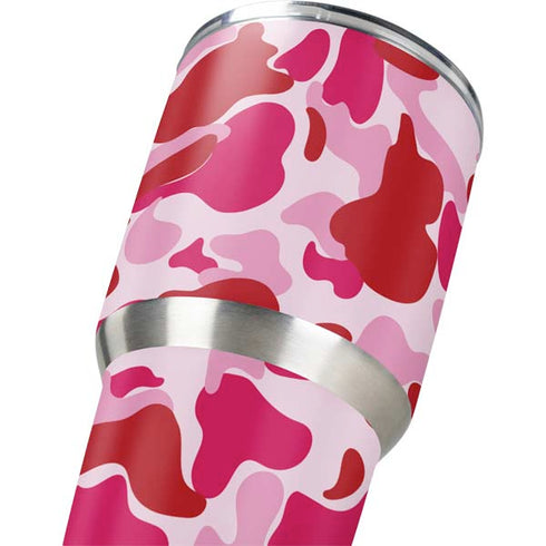Pink Street Camo Yeti 30oz Rambler Tumbler Skin