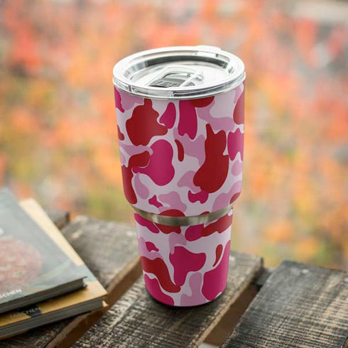 Pink Street Camo Yeti 30oz Rambler Tumbler Skin