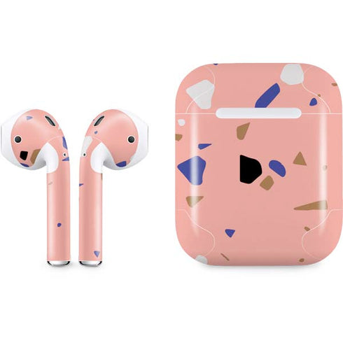 Pink Terrazzo Apple AirPods Skin