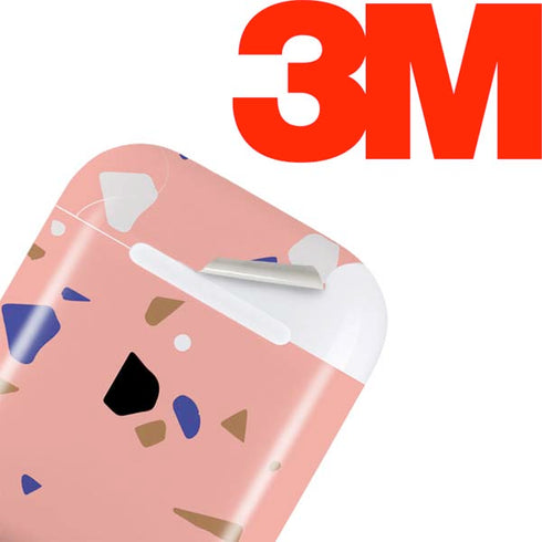Pink Terrazzo Apple AirPods Skin