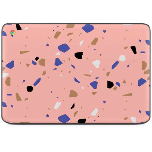 Pink Terrazzo HP Chromebook Skin