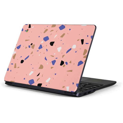 Pink Terrazzo Samsung Chromebook Skin