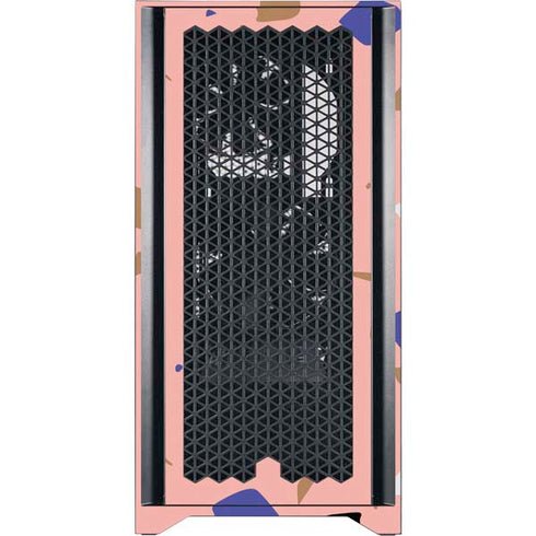 Pink Terrazzo Corsair 4000D Tempered Glass Mid-Tower ATX Case Skin