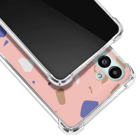 Pink Terrazzo Galaxy A13 5G Clear Case