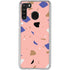 Pink Terrazzo Galaxy A21 Clear Case