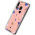 Pink Terrazzo Galaxy A30 Clear Case