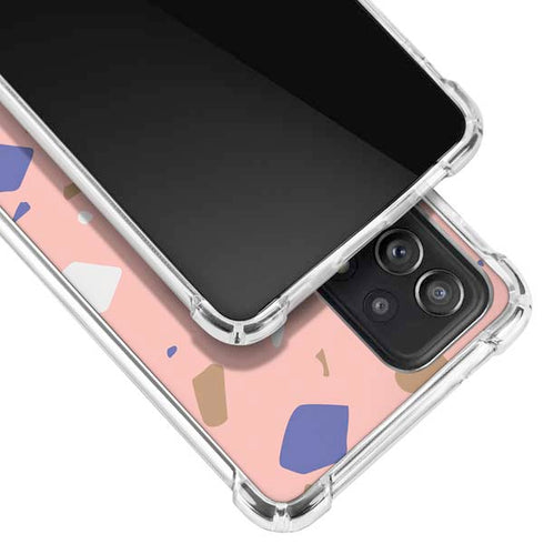 Pink Terrazzo Galaxy A52 5G Clear Case