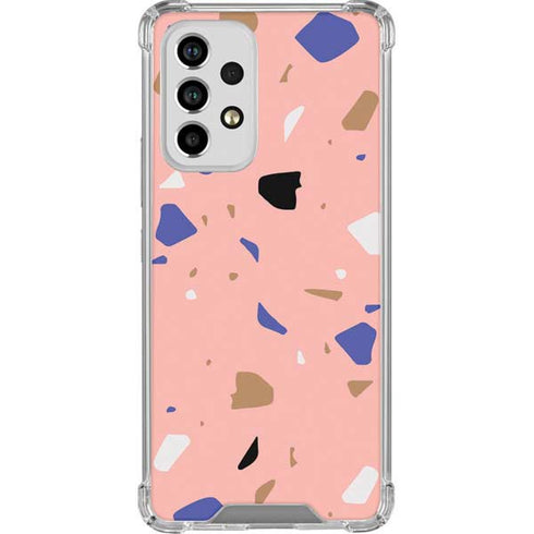 Pink Terrazzo Galaxy A53 5G Clear Case