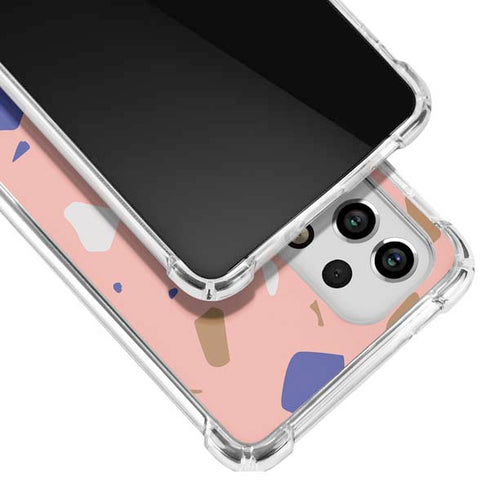 Pink Terrazzo Galaxy A53 5G Clear Case