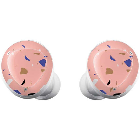 Pink Terrazzo Galaxy Buds Plus Skin
